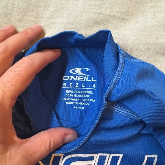 O'Neill Kids blue Rash Guard - Picture 3 of 4